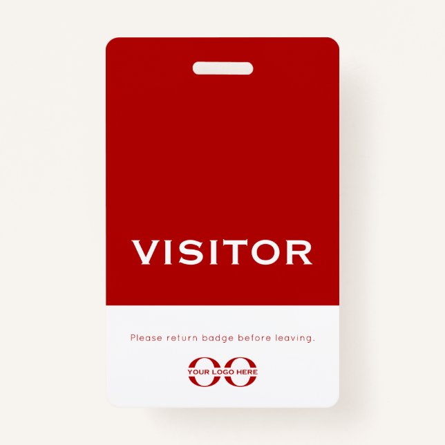 Professional Visitor Badge Logo (Front)