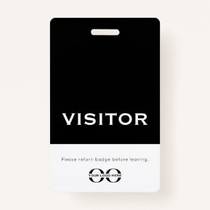 Professional Visitor Badge Logo