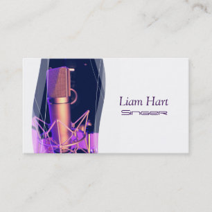 Professional Vocalist, Singer, Music Business Card