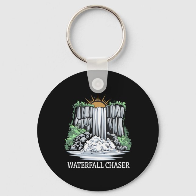 Professional Waterfall Chaser  Keychain (Front)