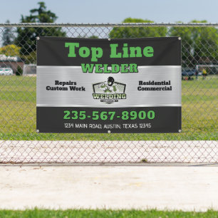 Professional Welding Fabrication Service Logo Banner