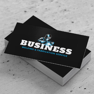 Professional Welding & Fabrication Service Welder Business Card