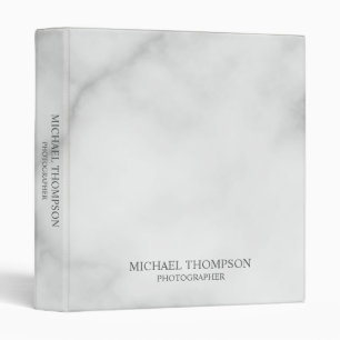 Professional White Marble Binder