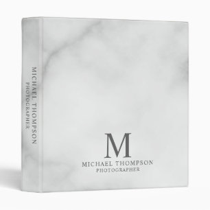 Professional White Marble Binder