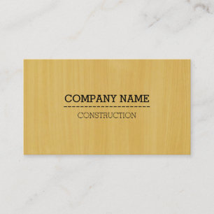 Professional Wood Grain Look #3 Business Card