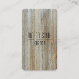 Professional Wood Grain Look #9 Business Card