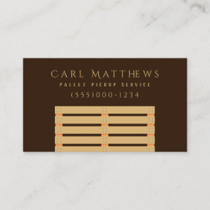 Professional Wood Pallet Crate Business Card