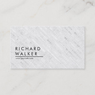Professional Wooden Minimal Plain White Elegant Business Card