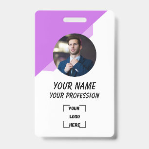 Professional Worker Photo ID Badge