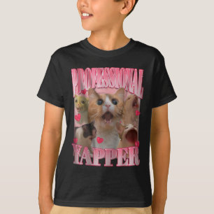 Professional Yapper Cat Funny Oddly Specific Dank  T-Shirt