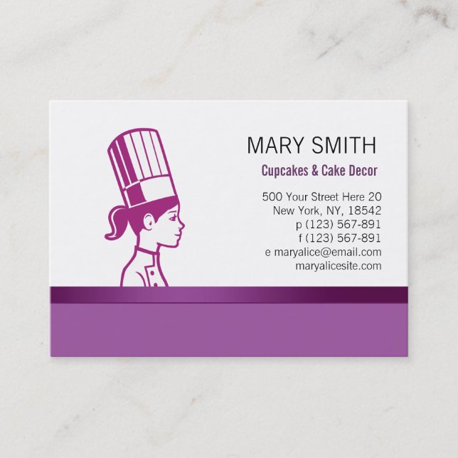 Professionnel fait sur commande de carte de visite (Devant)