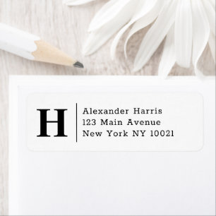 Professionnel Moderne Fractionner Ligne Monogramme