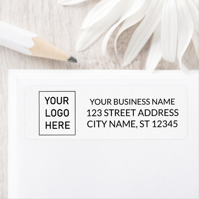 Professionnel Personnalisé Logo Entreprise Blanc (En situation)