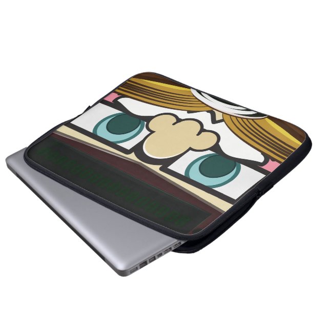 Professor Calculator Laptop Sleeve (Front Bottom)