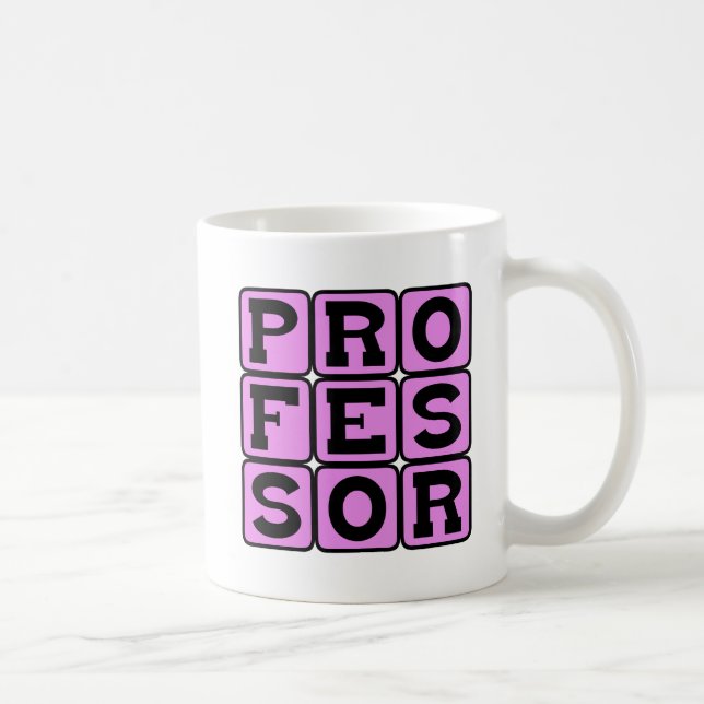 Professor, College Teacher Coffee Mug (Right)
