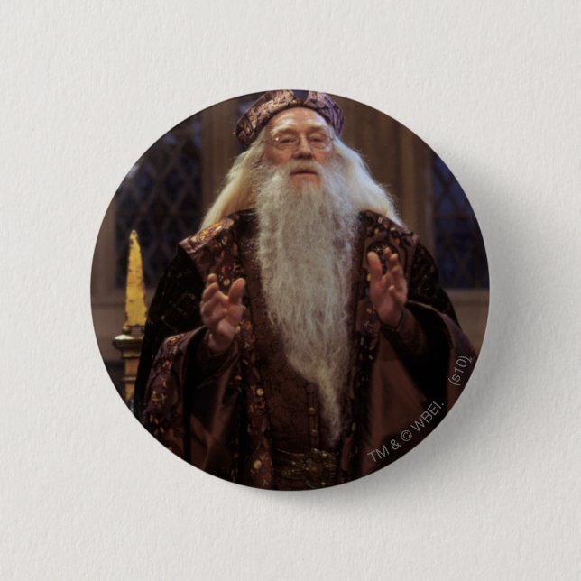 Professor Dumbledore 2 Inch Round Button (Front)