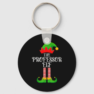 Professor Elf Christmas Family Matching Funny Love Keychain