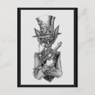 Professor Felis Catus Postcard