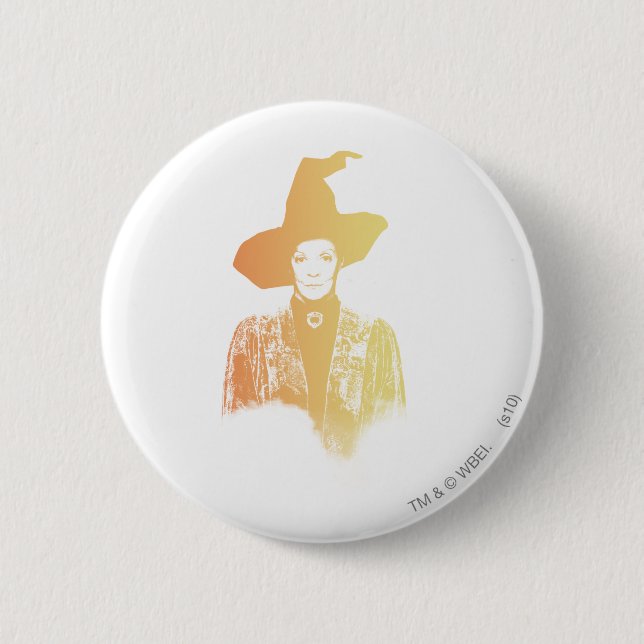 Professor Minerva McGonagall 2 Inch Round Button (Front)
