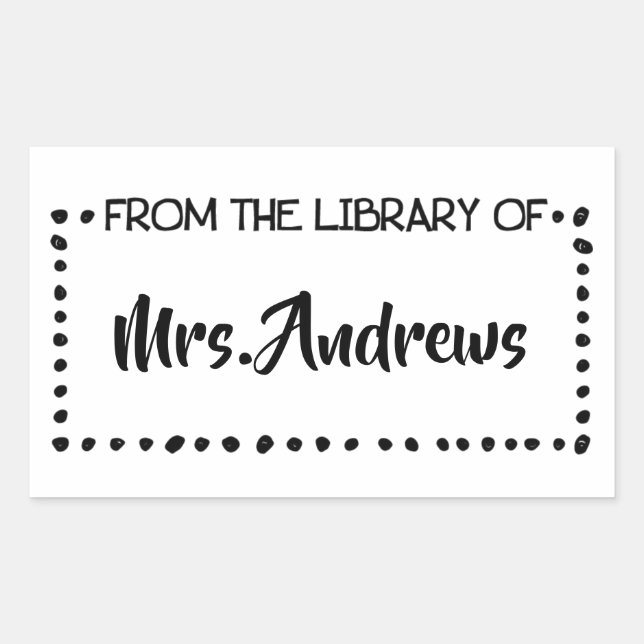 Professor Teacher Art Property Classroom Art Stude Sticker (Front)