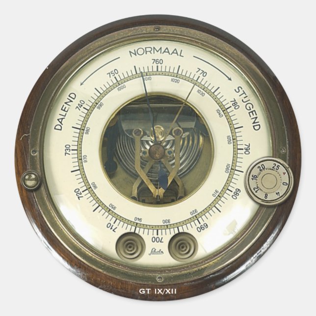 Professor Temple's Baraethiometer Sticker (Front)