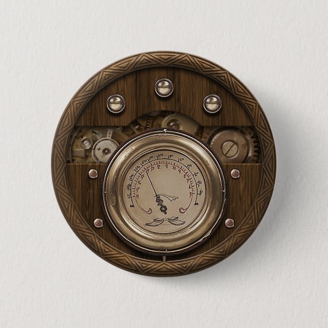 Professor Temple's Multiphasic Obfuscator 2 Inch Round Button (Front)