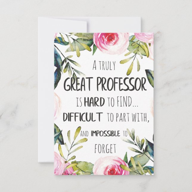Professor Thank You Gift Appreciation Office Decor (Front)