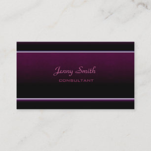 Proffesional elegant velvet look business card