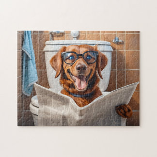 Profil de chien amusant Photo Puzzles Goofy Chien 