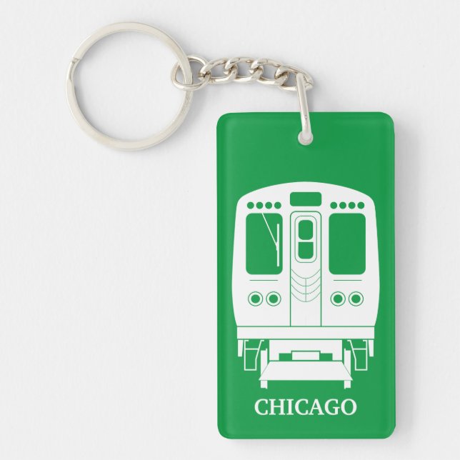 Profil de White Chicago "L" sur Green Arrière - pl (Devant)