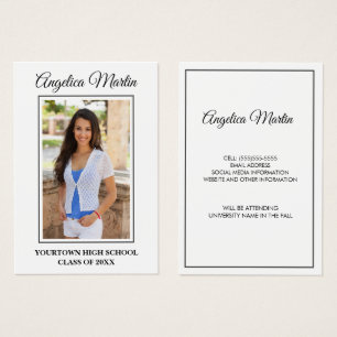 Profil photo vertical de la graduation blanche mod