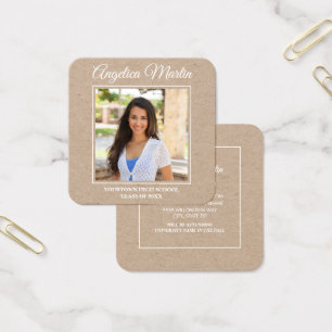 Profil photo vertical du Carré Brown Kraft Grad