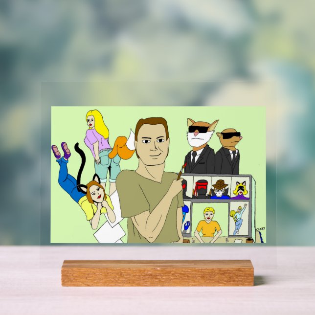 profile  acrylic sign (Neutral)