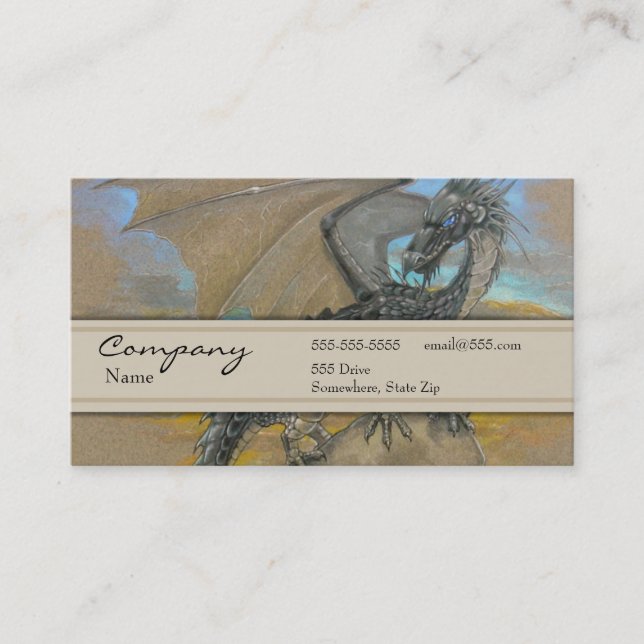 Profile Card - Black Dragon (Front)