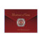 Profile Card Business Red Velvet Look Image