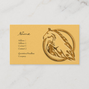 Profile Card - Metallic Horse