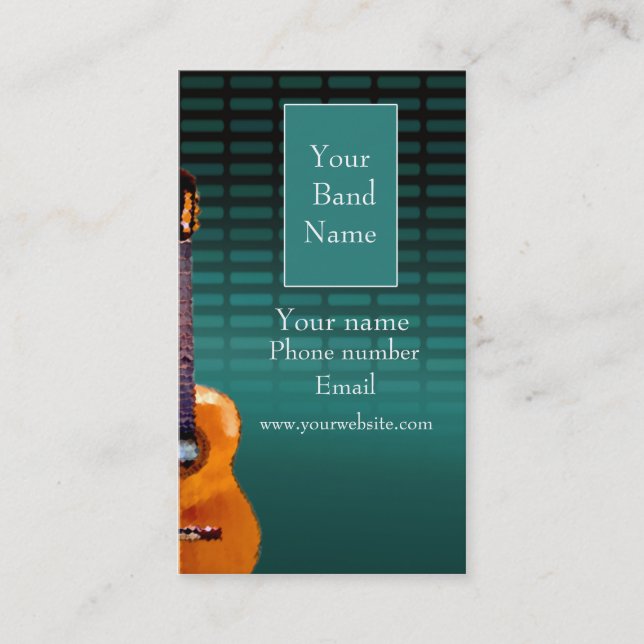 Profile card - Music Band (Front)