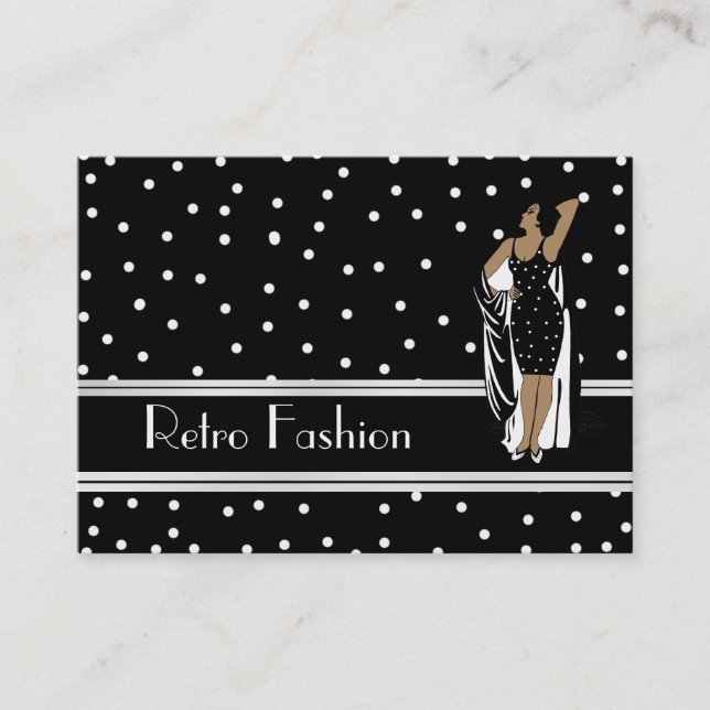 Profile Card Retro Fashion Vintage (Front)