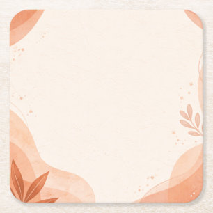 Profile Card Square Paper Coaster