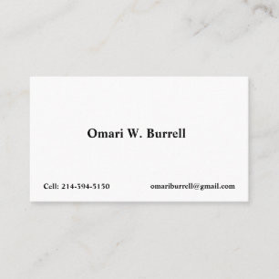 Profile Card Template: Custom