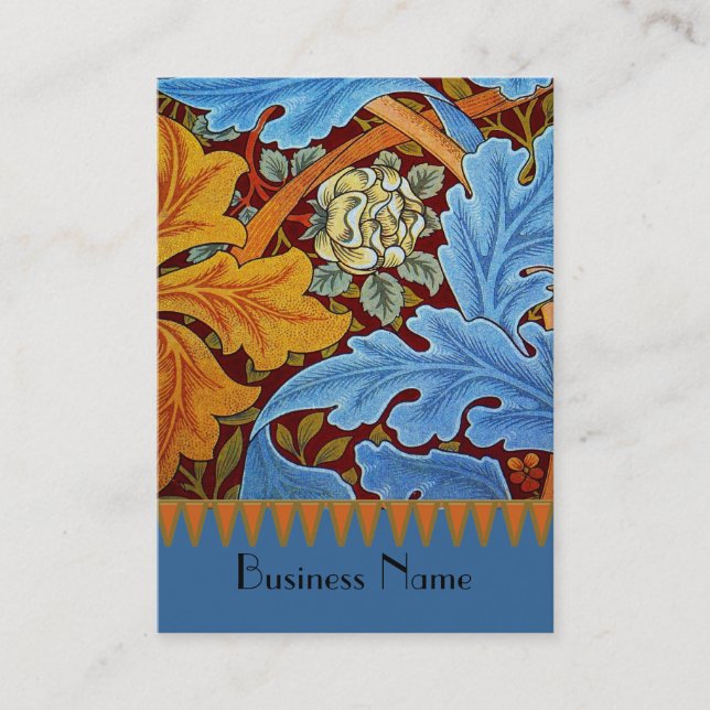 Profile Card Vintage Print William Morris (Front)