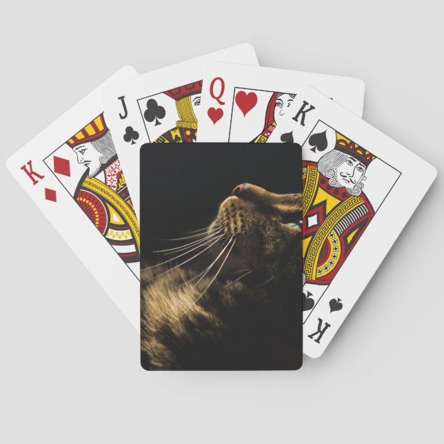 profile cat playing cards (Back)
