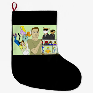 profile  large christmas stocking