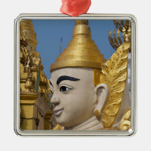 Profile Of Buddha Statue Metal Ornament