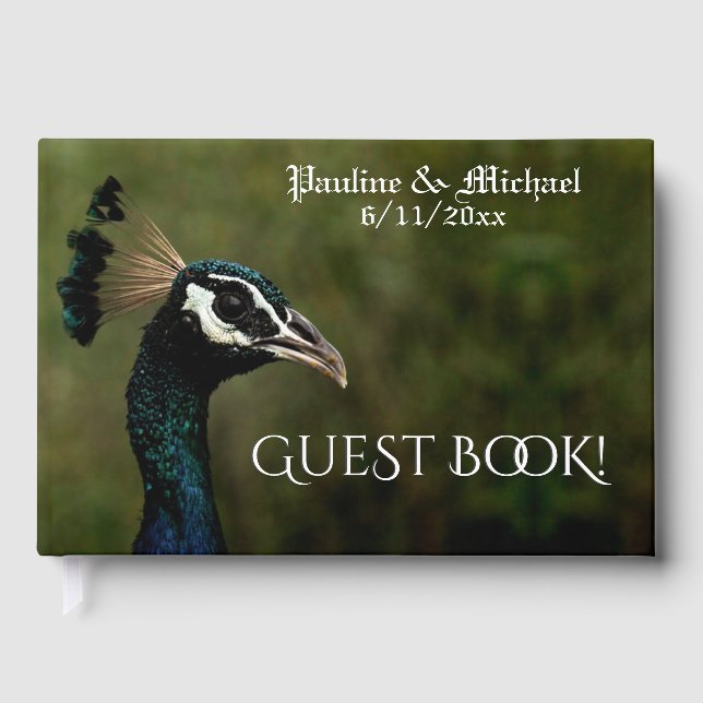 Profile of Peacock  Guest Book (Front)