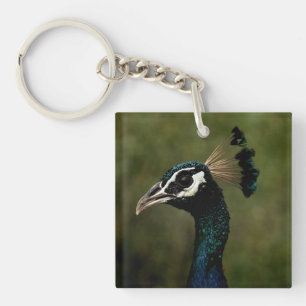 Profile of Peacock Keychain