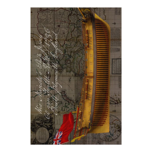 Profile Painting of Ship Jersey Photo Print (Front)