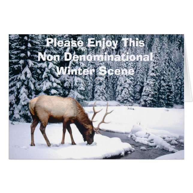 Profitez De Cette Scène D'Hiver Non Dénominatrice (Devant horizontal)
