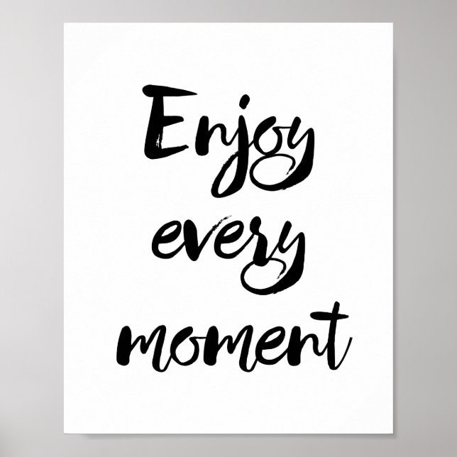 Profitez de chaque instant Poster (Devant)