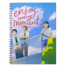 Profitez de chaque moment - Carnet scolaire Anime 